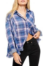 Free People Seeking Starlight Plaid Shirt   Nordstrom at Nordstrom